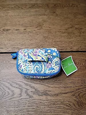 Vera Bradley On The Go Make Up Cosmetic Bag Capri Blue New NWT • $39.99