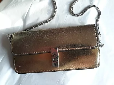 $26 • Buy Zara Clutch Bag Gold