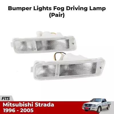 Front Bumper Lights Lamp Fits Mitsubishi Strada L200 Pickup Truck 1996-05 P05 • $55.96