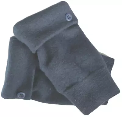Fingerless Gloves Blue 100% Merino Wool S - M Small - Medium Mittens Arm Warmers • $34.98