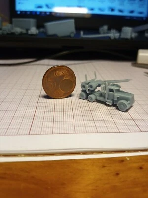 $13 • Buy Z Scale Train Miniature Log Truck Peterbilt And Trailer 1970's