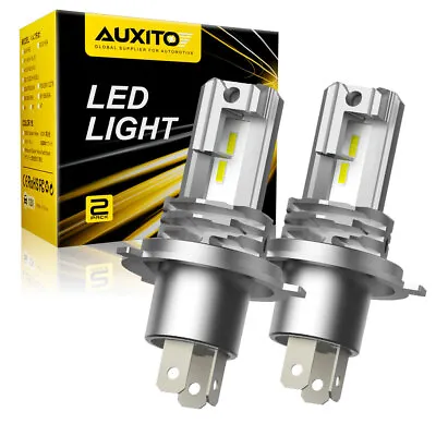 AUXITO 2X AUXITO H4 9003 LED Headlight Kit High Low Beam White Light Bulbs Globe • $48.06