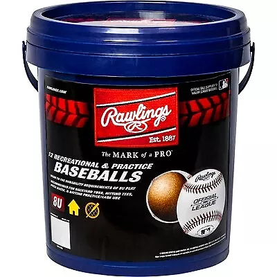 Rawlings Bucket Of R8U Baseballs - 12pc • $28.99