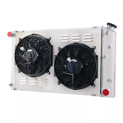 4Row Radiator&Shroud Fan Fits 70-81 Chevy Camaro 78-87 Monte Carlo G-Body GMC V8 • $259