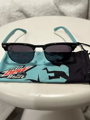 Rare Mountain Dew Baja Blast Sunglasses With Drawstring Pouch • $68