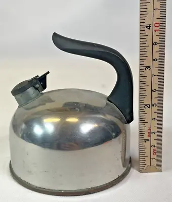 Vintage Mini Paul Revere Ware 1801 Copper Clad Stainless Whistling Tea Kettle • $19.91