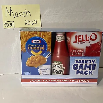 BRAND NEW Variety Game Pack (3 Games) Ketchup Mac & Cheese Jello -New & Sealed • $17.11