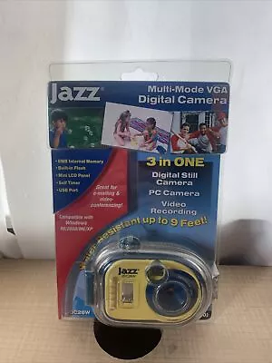 Vintage NIB Jazz Underwater Digital Camera 1998-JDC28W-3 In One-Water Resistant • $29.95