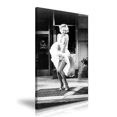 £28.99 • Buy Marilyn Monroe Hollywood Icon Canvas Wall Art Picture Print 50x76cm