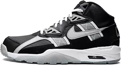 Nike Air Trainer SC High Shoes  Raiders  Black Gray Sneaker DZ4405-001 Mens 9 • $94.99