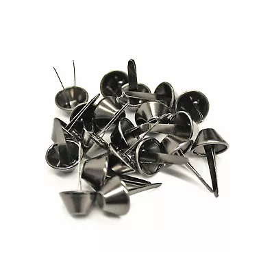 £5.49 • Buy Mushroom Split Brass Rivets Cone Head Studs DIY For Handbags Purses Bags 50pcs
