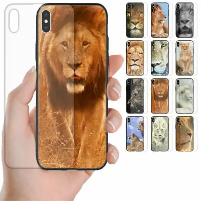 For OPPO Phone Series Lion Theme Tempered Glass Back Case Mobile Phone Cover #1 • $14.98