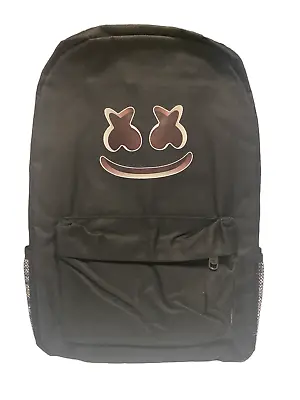 Travel Nylon Backpack Back 2 School Outdoor Laptop Bag Happy Smile DJ Marshmello • $16.99