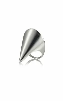 $95 • Buy SARAH & SEBASTIAN Silver Cone Ring In Pouch 