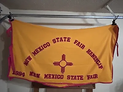 Vintage Advertising 1994 New Mexico State Fair Parade Horse Banner Sign • $149.95