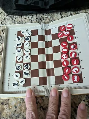 Vintage Magnetic Foldable Chess Set Made In Germany Very Good Condition • $34.99