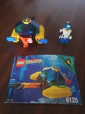 Lego System Aquazone Aquanauts 6125  Sea Sprint 9 1995 • $16