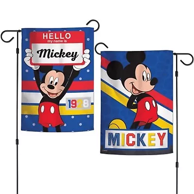 Mickey Mouse Hello 12  X 18  Premium Garden Flag • $13.95