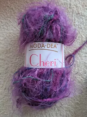 Moda Dea  Cheri  Worsted Weight Nylon Fluffy Yarn.  Orchid  • $4.75