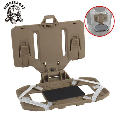 Tactical Vest Front Molle Admin Pouch Folded Navigation Board Phone Flip Holder • £29.15