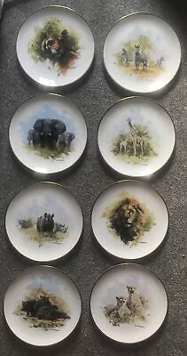 Wedgwood Signed Letter David Shepherd Wildlife Collection Certificate Plates • £90