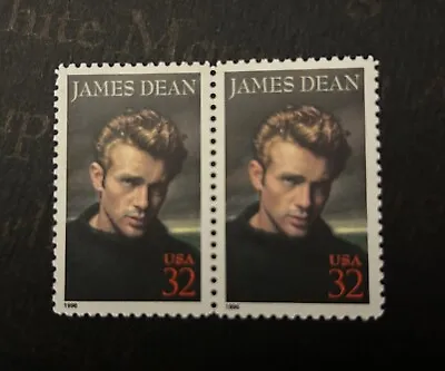 STAMP US   James Dean  32 CENT 1996 New Unused Old Hollywood Michael Deas Artist • $3.50