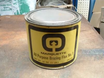 All Purpose Brazing Flux #1  16 Oz Or 1 Lb Can For Oxy-acetylene Brazing • $12