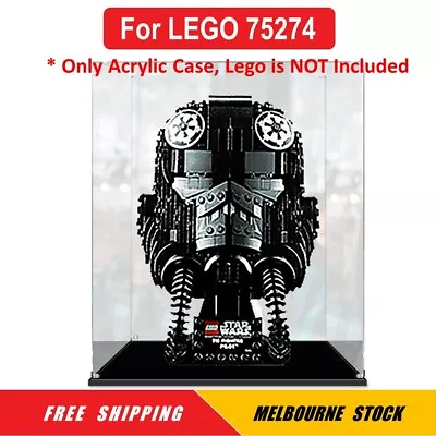 Display Case For LEGO 75274 TIE Fighter Pilot Helmet Box Dust Proof Glue Free • $35.95