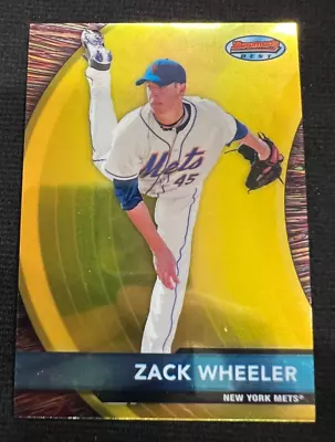 ZACK WHEELER 2012 Bowman Chrome Prospects Bowman's Best BBP18 Rookie Card RC • $1.19