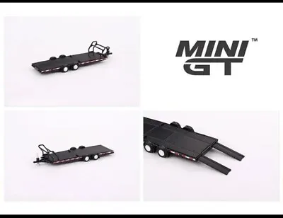 Car Hauler Trailer Type B Black 1/64  Model True Scale Miniatures  MGTAC19 • $9.99