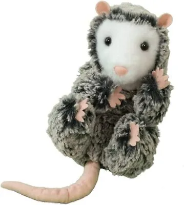 Possum Baby Plush Toy Stuffed Animal Lil' Handful 6” Douglas Cuddle Soft Gray • $12.95