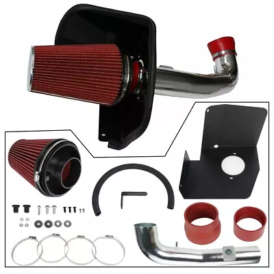 For Chevy/GMC 09-13 1500 V8 4.8L/5.3L/6.0L Cold Air Intake Kit+Heat Shield Red • $49.99