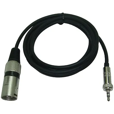 3 Pin XLR To 3.5mm Jack Plug Adapter Lead For Sennheiser Receiver & Microphones • £12.99