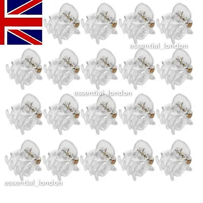 £2.99 • Buy 20 Mini Claw Clips Clamps Clear 1cm Small Plastic Womens Girls Hair Clip Claw UK