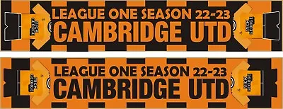 Cambridge League One Season 22-23 Scarf Pin Badges • £6