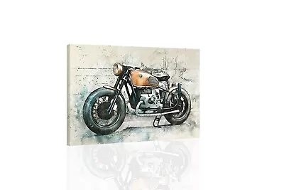 Motorcycle BMW - CANVAS OR PRINT WALL ART • $12