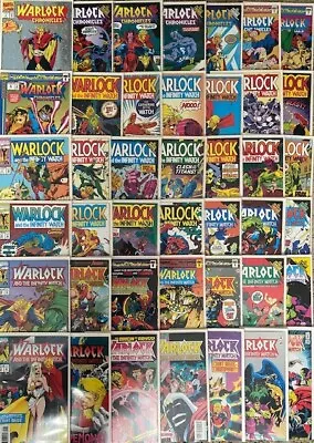 WARLOCK AND THE INFINITY WATCH #1-26 RUN 28-34 39 VF/NM Lot Of 34 THANOS MARVEL • $49.99