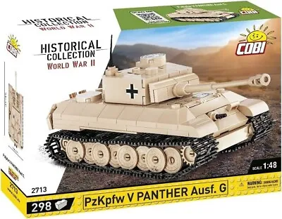 COBI 2713 - PzKpfw V Panther Ausf.G - 1:48 German WW2 Tank - Building Blocks • $53.55