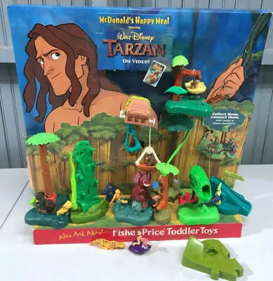 2000 Disney's Tarzan On Video Playset Mcdonalds Happy Meal Toys - U Pick • $5.99