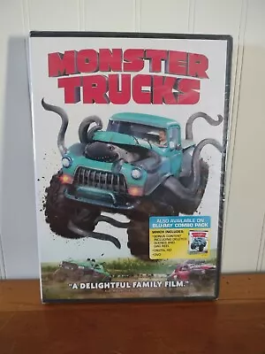 Monster Trucks DVD Widescreen (Brand New) Family Film Sealed Mom Dad Gift Idea  • $3.99