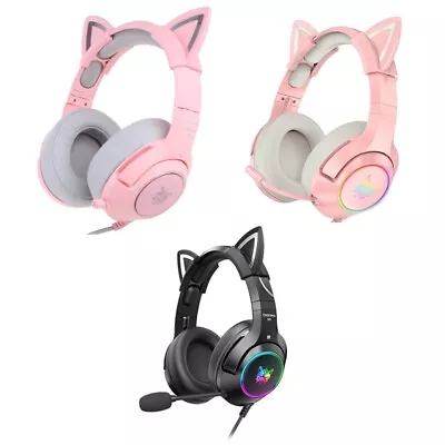 LED Light Gaming Headset For PC USB 7.1 Surround Sound Gaming Headphone With Mic • $59.91