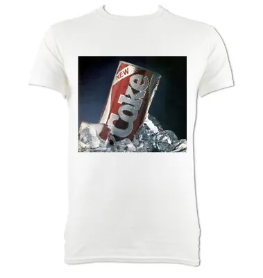 Coca Cola Vintage NEW COKE! T Shirt White XL 100% Cotton High Quality Print New • £19.99