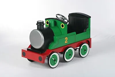 Green Classic Vintage-Style Metal Train Pedal Car -Full Size Perfect Gift Choice • $269