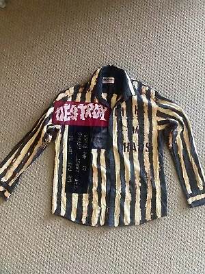 Sex Shop Vivienne Westwood Sedentaries Vintage Destroy Punk Patch Shirt. • $895