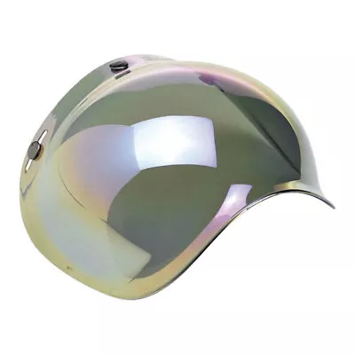 Visor Bubble Biltwell Rainbow Mirror For Helmet Jet Cafè Racer Custom • $57.86