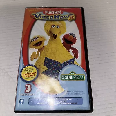 Sesame Street 3 Disc VideoNow Jr. PVD Set - 3 Episodes - Hide & Seek Elmo Reads • $16.99