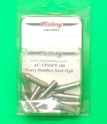 Original Victory Archery V-Force 100 Gr. Stainless Steel Target Points -New Pack • $24.95