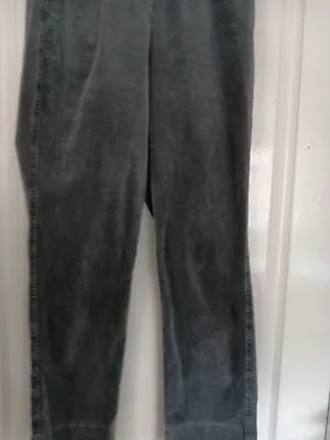 £45 • Buy OSKA Grey Velvet Needlecord Trousers 1