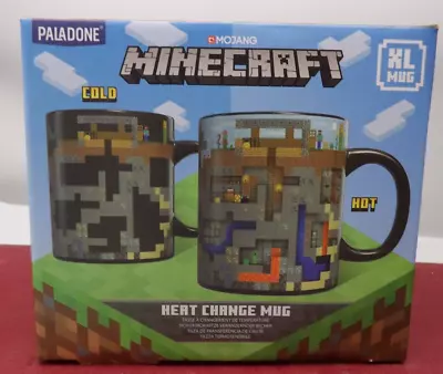 Minecraft Coffee Tea Cup XL Heat Change Mug Cup NEW Paladone • $10.40