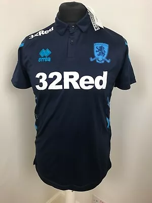 Small  Middlesbrough FC Football Shirt Away Polo  Soccer Jersey 2023 Boro Errea • £18.30